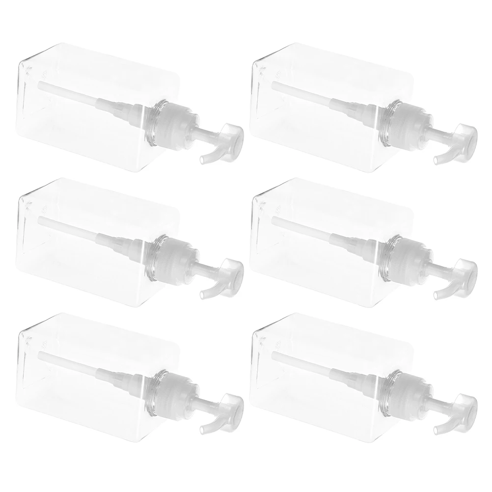 

6pcs Lotion Bottle Dispenser Pet Plastic Travel Cream Hand Soap Kitchen Bathroom Shampoo Conditioner Storage