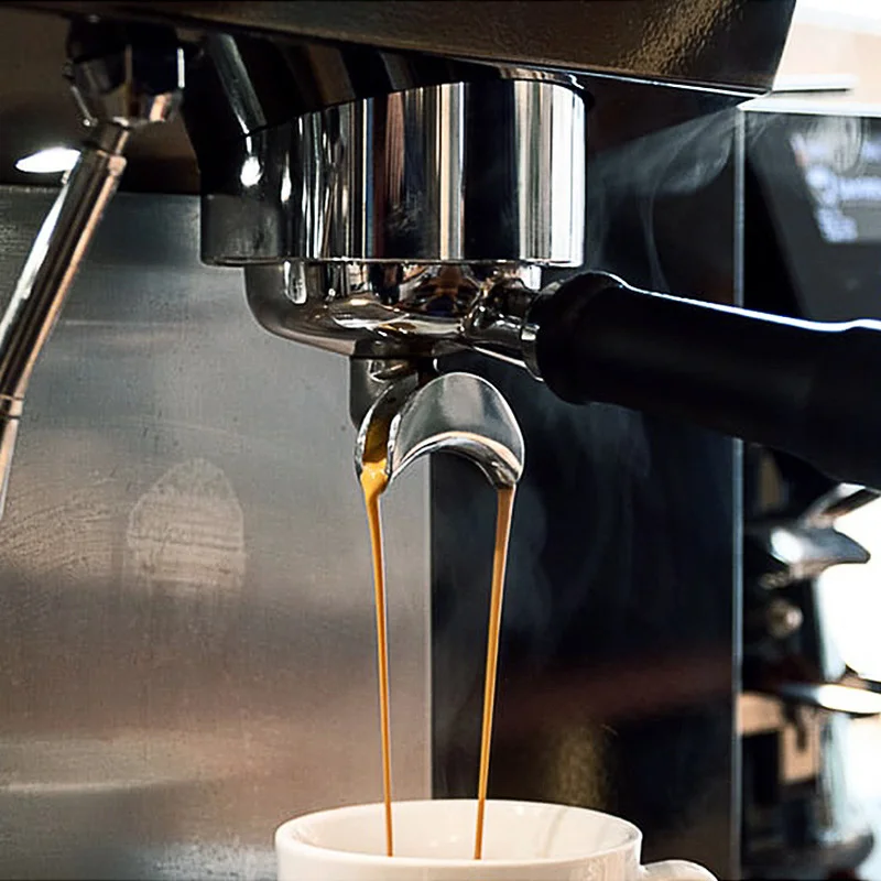 Macchina da caffè portafiltro a manico in legno massello senza fondo 58MM separatore di caffè Barista a testa di gruppo universale applicabile