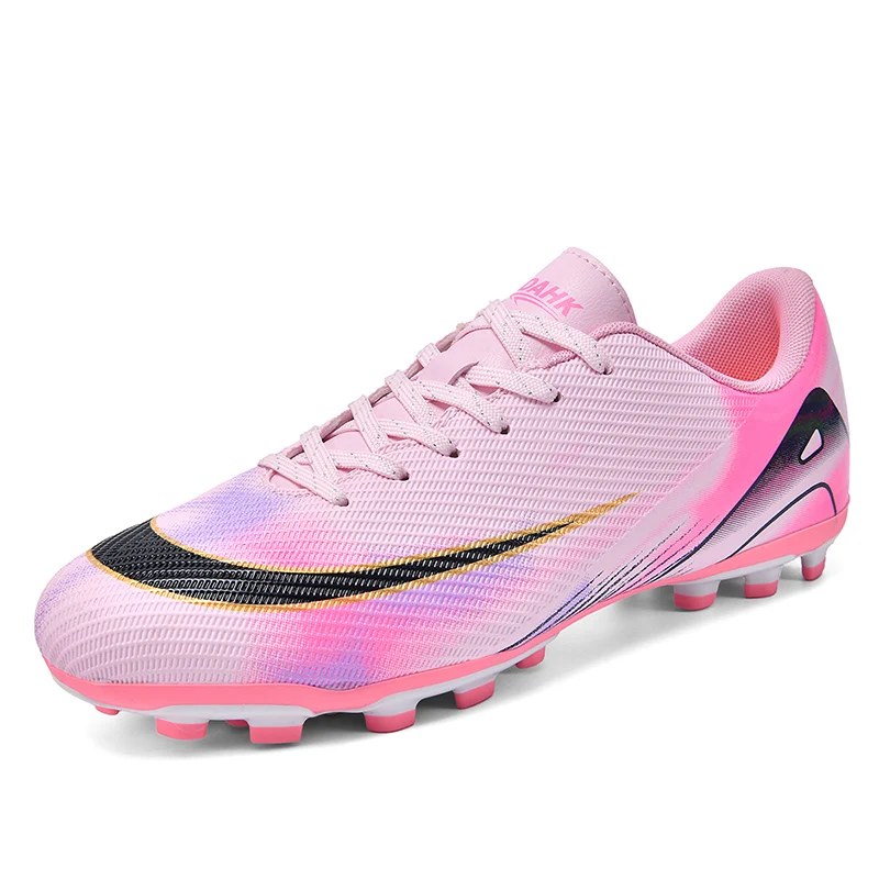 جديد الرجال أحذية كرة القدم الرياضة في الهواء الطلق الكبار أحذية كرة القدم مباراة للجنسين المرابط خفيفة عدم الانزلاق مريحة العشب عالية الجودة