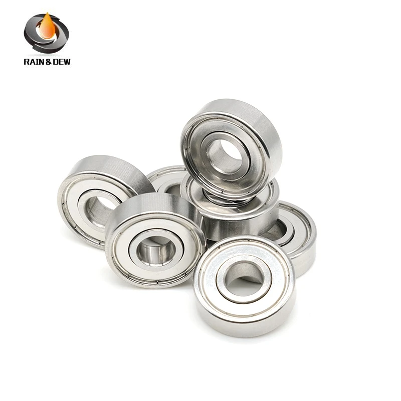 8Pcs S608ZZ  Stainless Steel Ball Bearing 608zz ABEC-9   8x22x7mm  Roller Skates Bearing 608