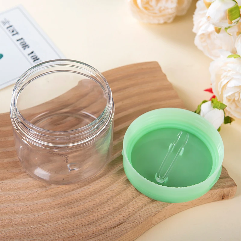 Face Cream Jar 280ml Empty Bottle Palstic Facial Mask Wide Mouth Flap Bottle Cosmetics Refillable Bottles Skincare