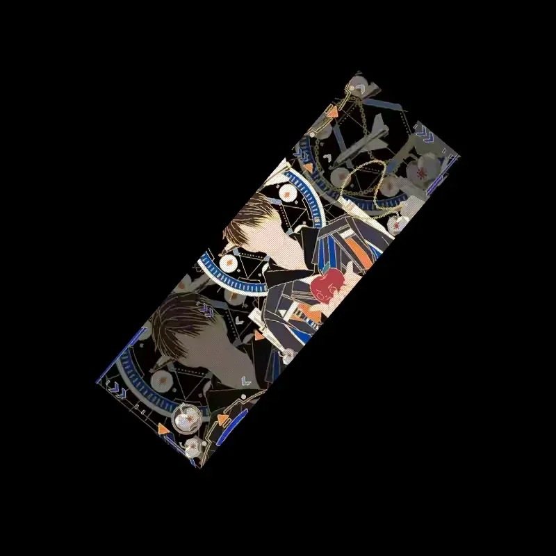 Anime amor y espacio profundo Caleb Cosplay colgante buena suerte amuleto insignia llavero bolsa Accesorios