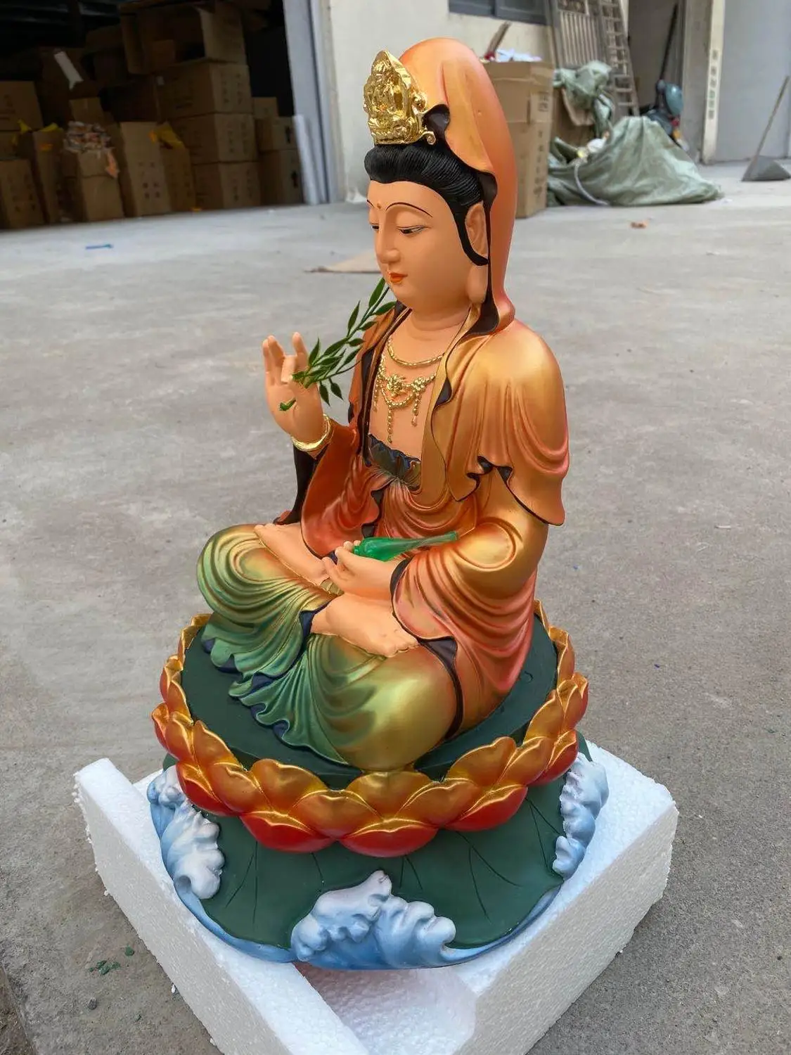 الجملة لوازم البوذية جنوب شرق آسيا مزار المنزل كفاءة شفيع القديس الزينة الله أفالوكيتسفارا غوان يين بوذا #2