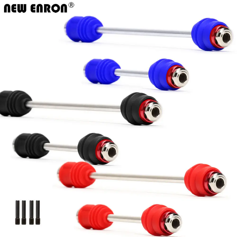 Steel Front Rear Center Driveshafts for RC 1/10 Traxxas E-Revo VXL Brushess 86086 / E-REVO 56087 SUMMIT 56076 / E-MAXX 3905