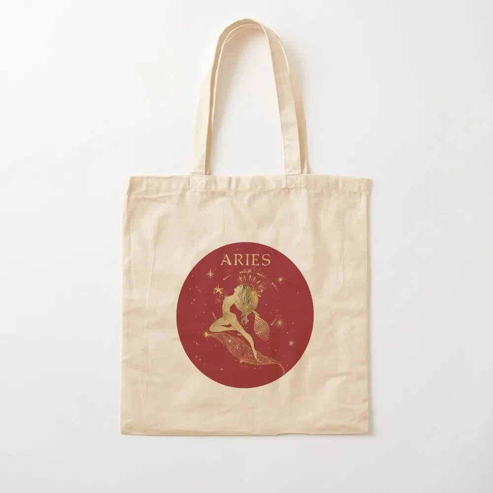 Aries zodiac woman Tote Bag Women's tote Cloth bags canvas