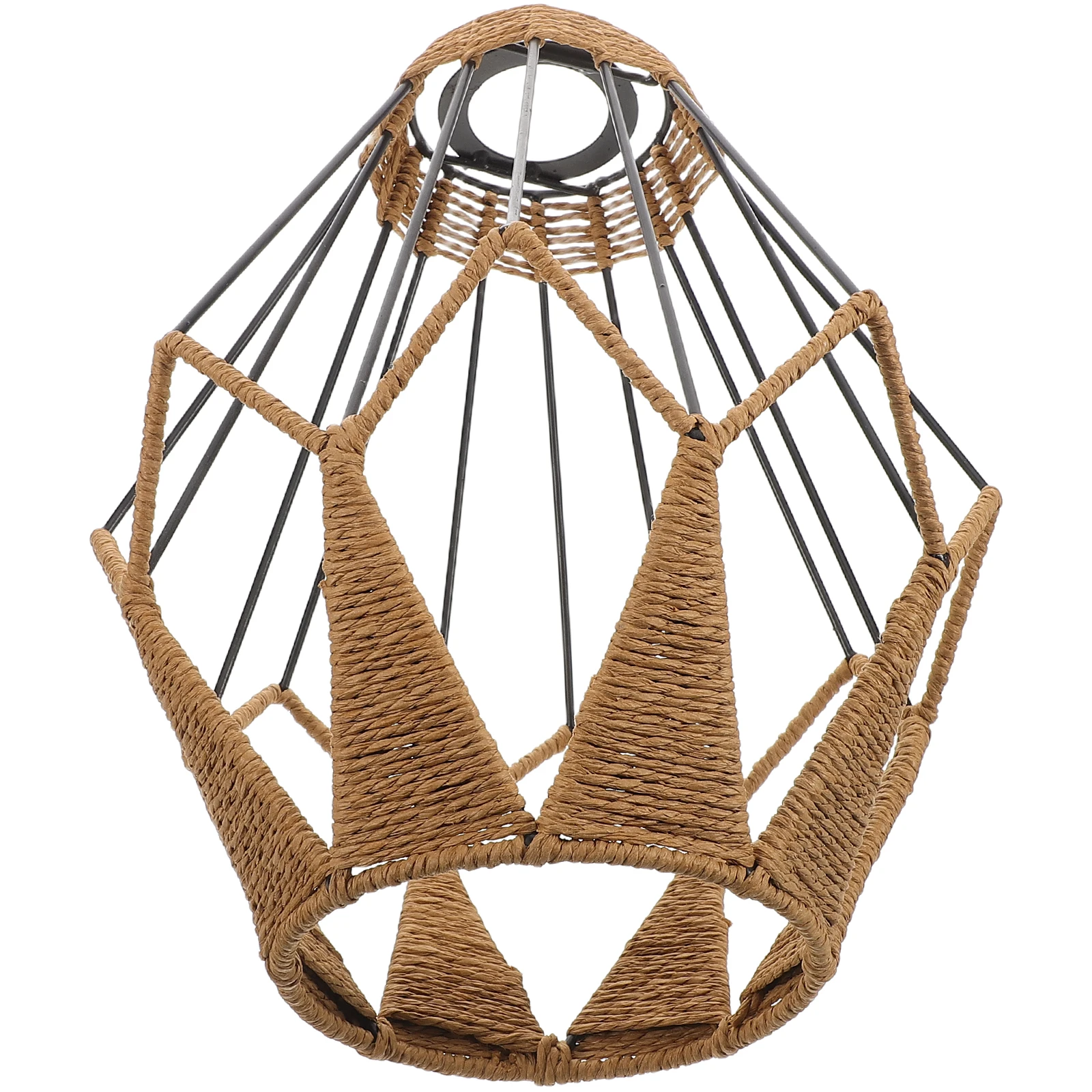 

Vintage Pendant Lamp Shade Creative Woven Ceiling Light Fixture Dining Room Hotel Tea Room Decorative Lampshade Durable