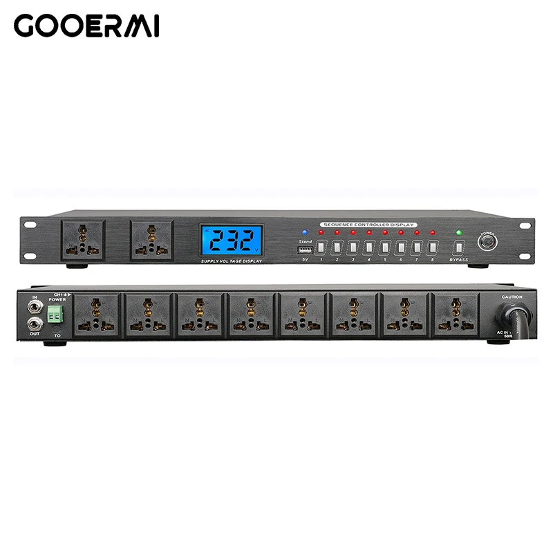 Professional Metal Power Distribution Unit With Sequencer Controller Power Management System For Speaker