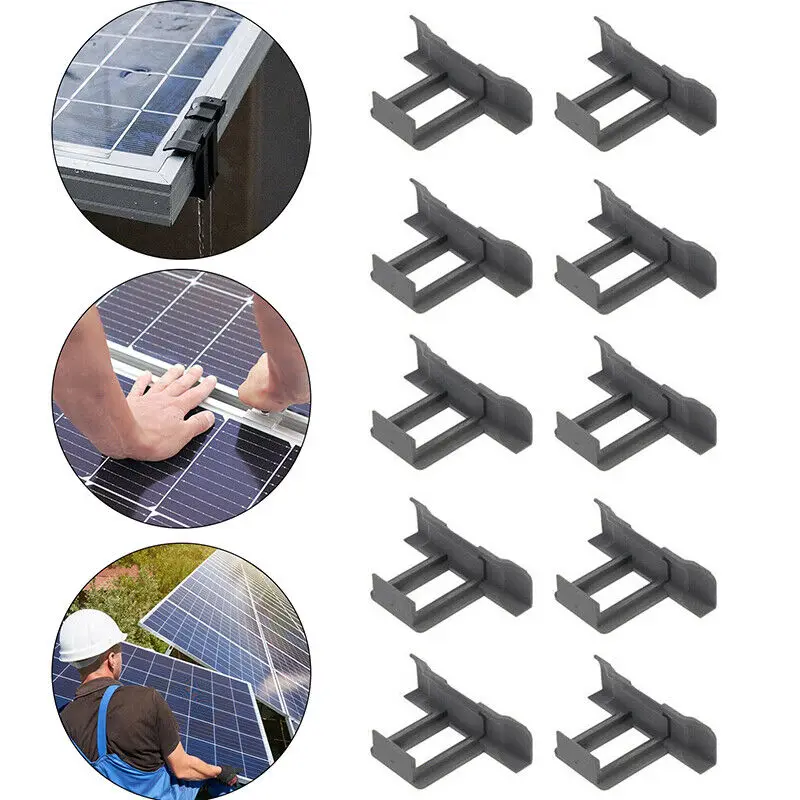 CorigySolar Panel Water Drainage Clips Pv Modules Cleaning  For  Drain Edge 