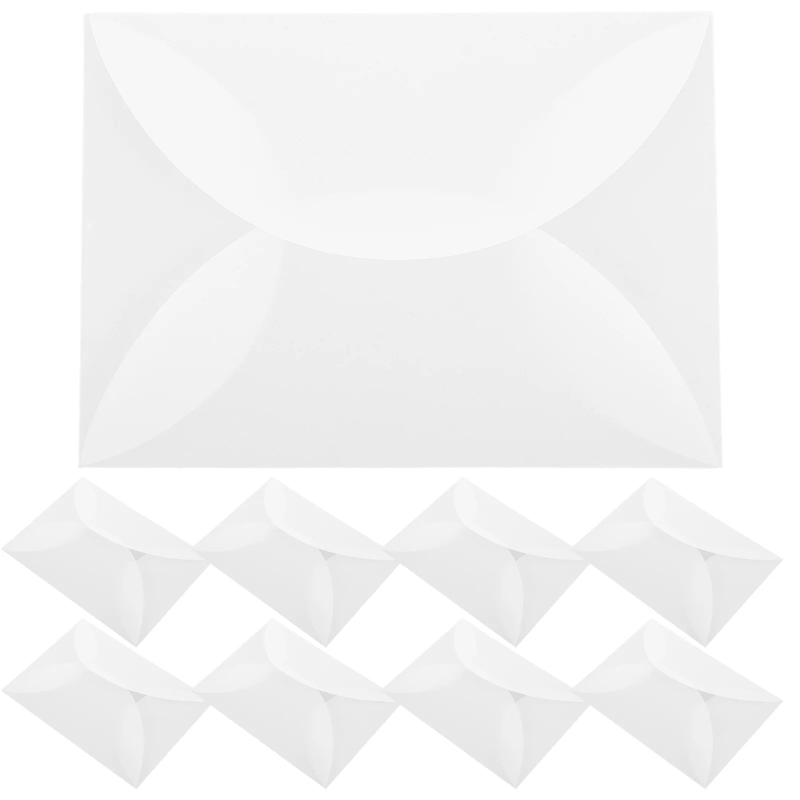 

10 Pcs Envelopes Valentines Day Small Paper 5x7 for Invitations Photo Wedding White Card Bride