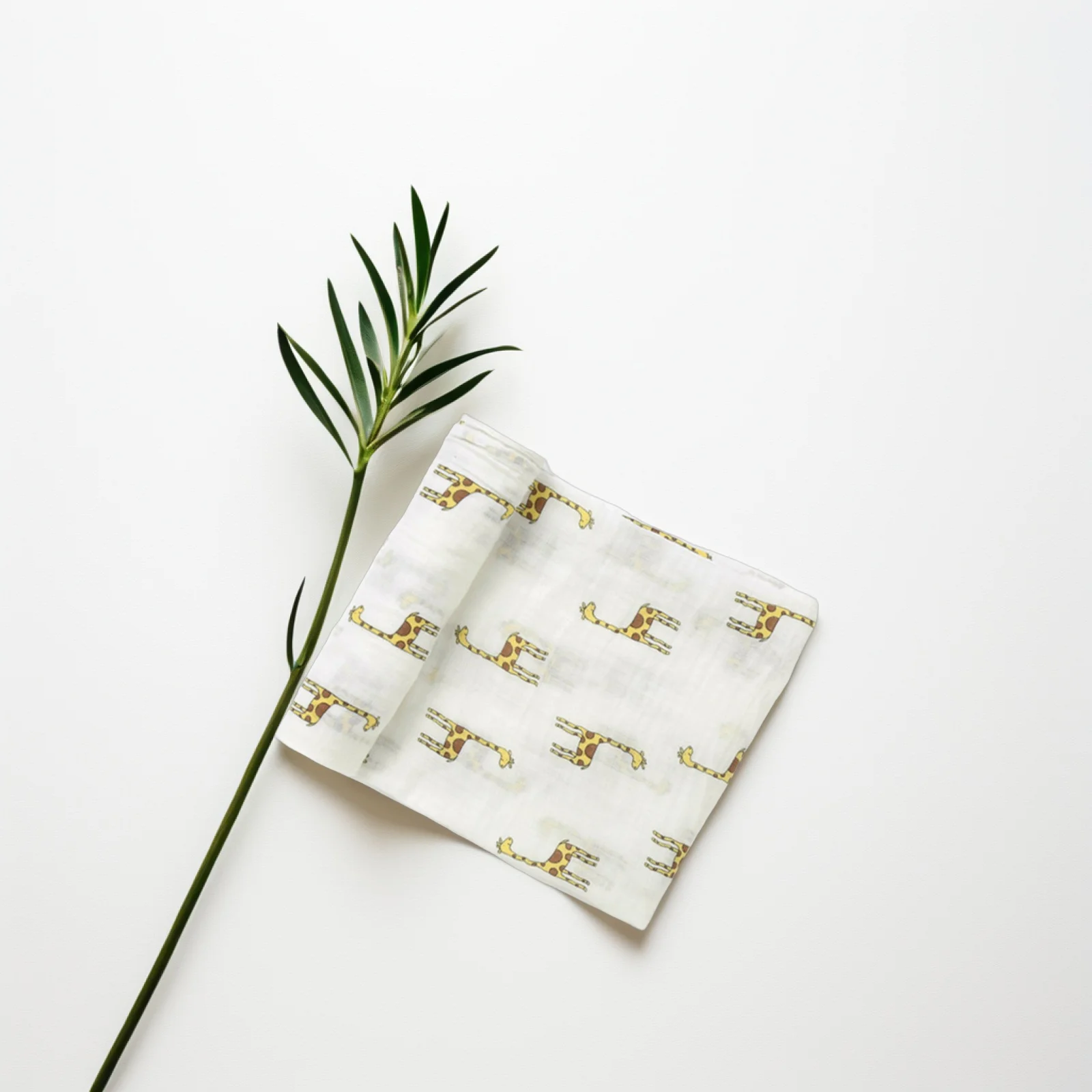 Giraffe Baby Blanket Muslin Cotton Lightweight Breathing Multi-use Newborn Toddler Infant Baby Swaddling Wrap Bath Wrap