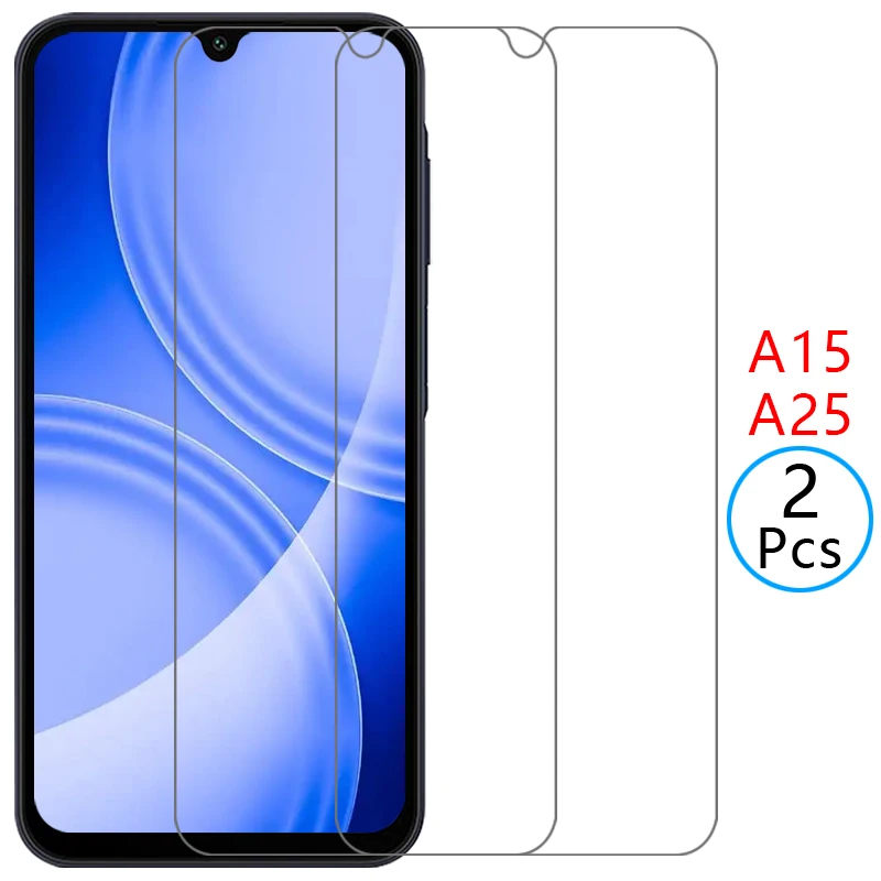 Funda de vidrio templado para Samsung Galaxy A15 A25, cubierta trasera 360 para A15 25 15A 25A 4G 5G, Samsung Galaxy A15 A25