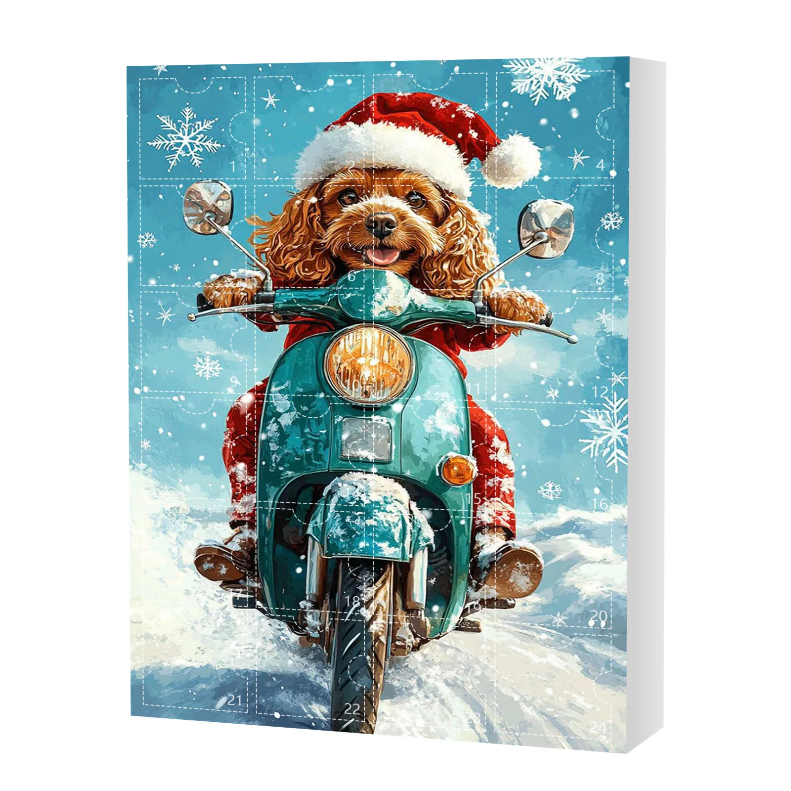 Poop Timer Gift Christmas Tree Acrylic Pendant Dog Advent Calendar Christmas Countdown Countdown Clock Days Hours Minutes