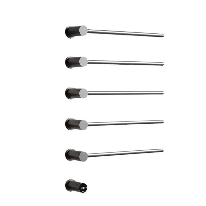

Concealed intelligent electric towel rack All copper constant temperature digital display heating drying Pre embedded