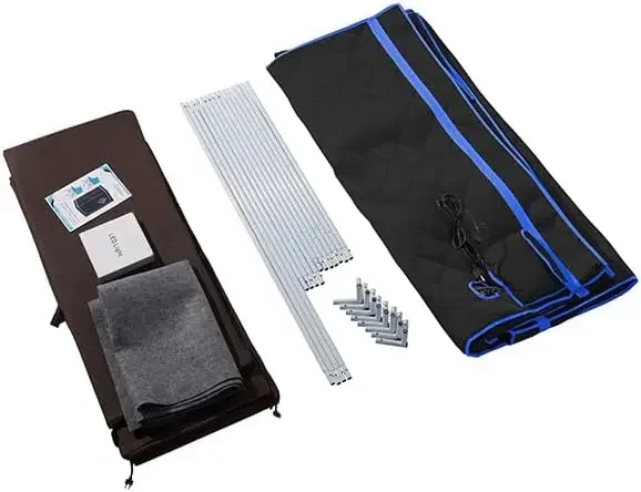 ساونا محمولة بالأشعة تحت الحمراء البعيدة للمنزل، مساحة كبيرة لشخص واحد أو 2 سبا منزلية للاسترخاء والتخلص من السموم