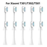 Replacement Toothbrush Heads for MIJIA T301/T302/T501 Sonic Electric Tooth Brush DuPont Bristle Nozzles With Vacuum Packaging
