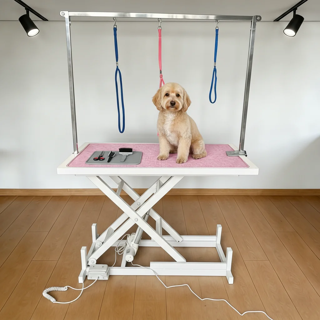 360 Degree Rotating Electric Lifting Grooming Table for Professional Pet Salon and Dog Grooming Services view 2