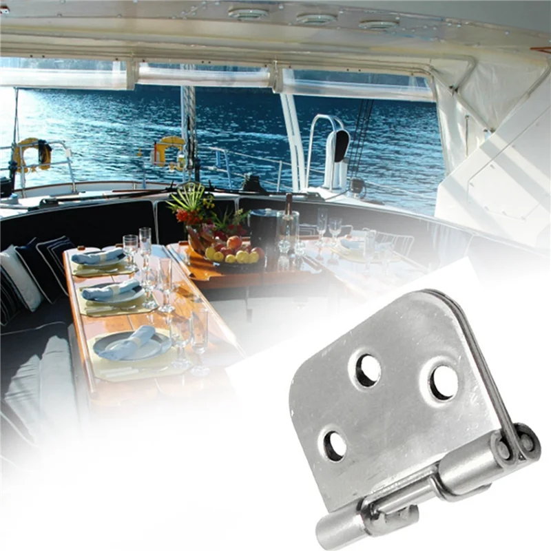 

RTENTE-8Pcs Marine Level Hinge Grade Stainless Steel Mirror Polished For Boat, Rvs, Marine Accessory