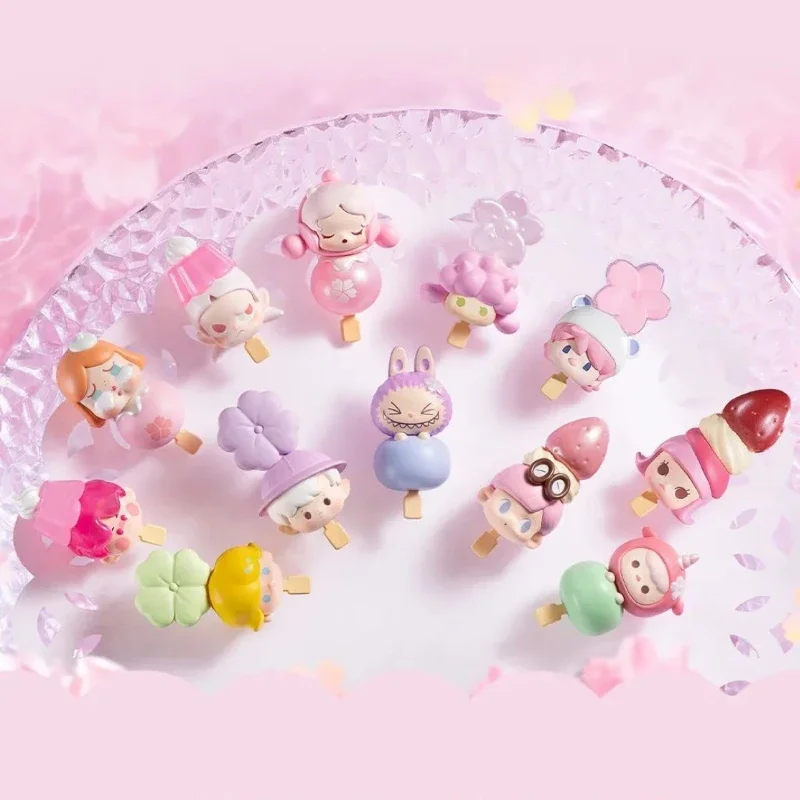 New Pop Bean Sakura Sweetheart Series Mini Dolls Kawaii Anime Figure Cute Desktop Model Surprise Kids Birthday Gifts Collection