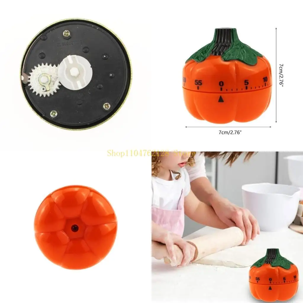 60Minute Mechanical Timer for Cooking Halloween Pumpkin Kitchen Timer Novelty Digital Timer Kitchen Timer Cooking best sale