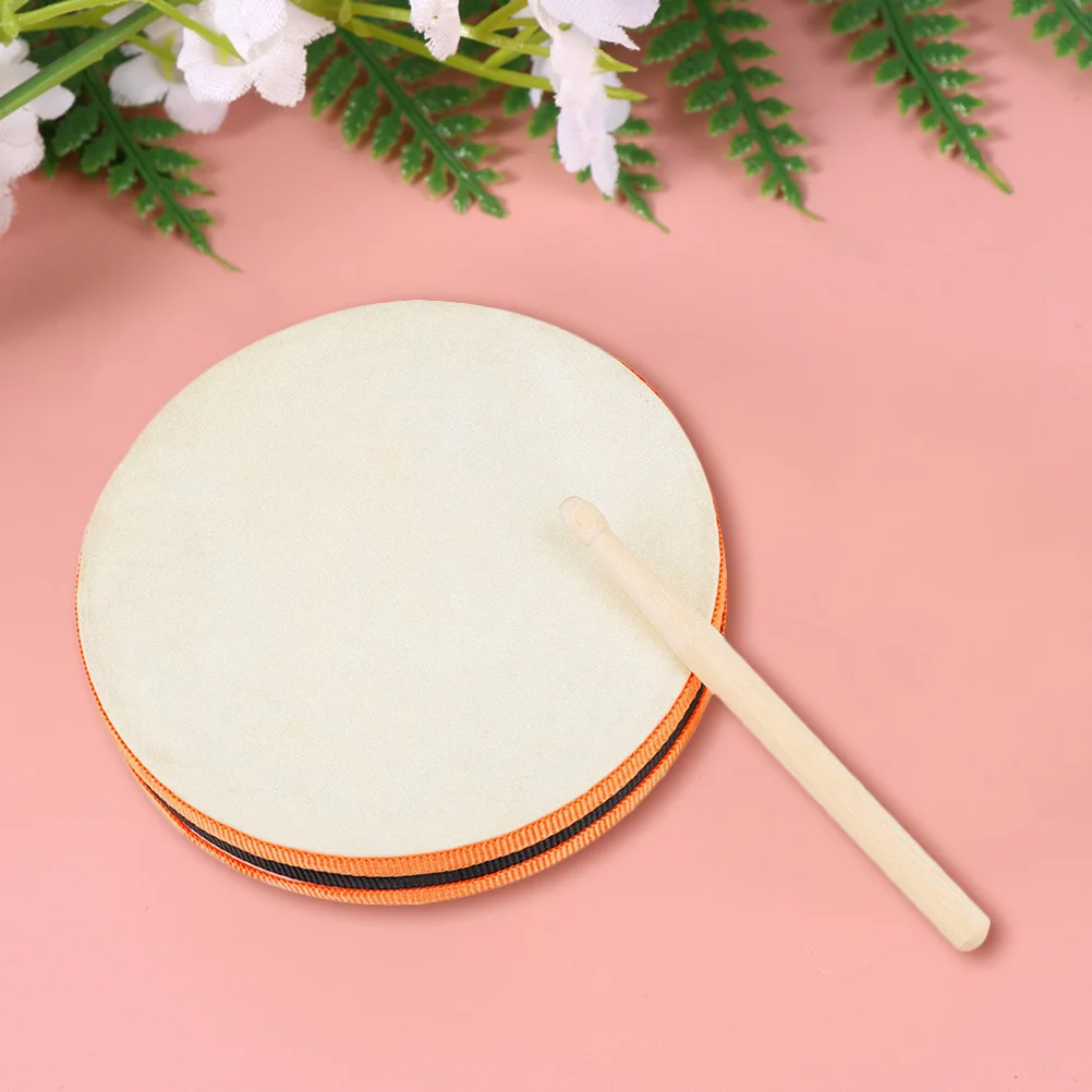 

1 set 1 Set Hand Kids Music Knocking Colorful Drum For Children Early Educational Musical Instrument Smooth Surface Waisted Drum