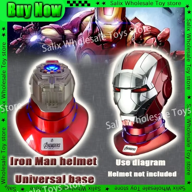 Iron Man Autoking 1/1 Mk5 Helmet Bluetooth Audio Base Remote And