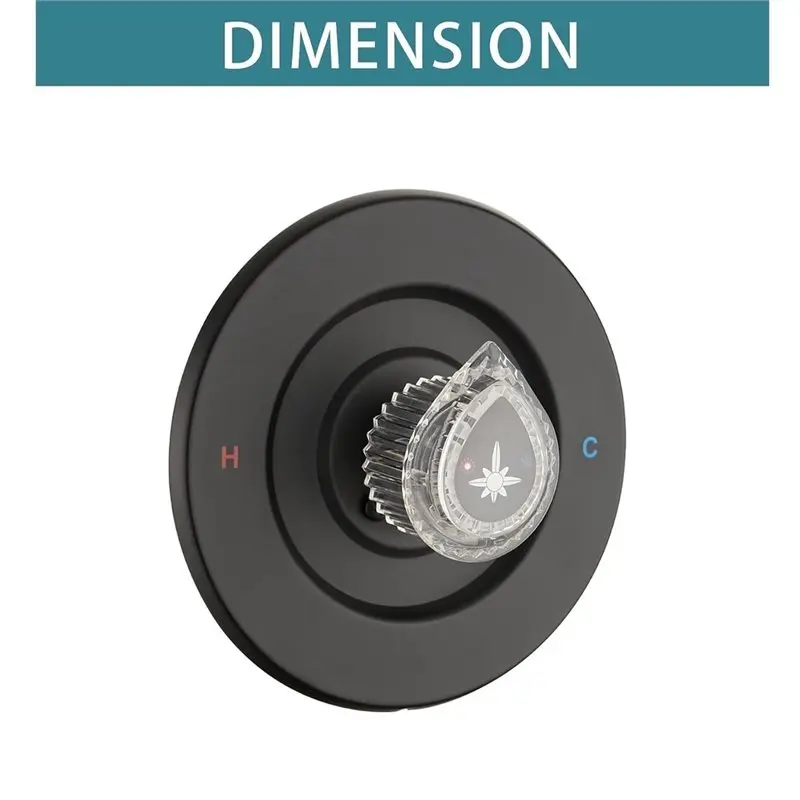ABAE-Shower Trim Shower Faucet Trim Pull The Handle Push To Close Knob Handle