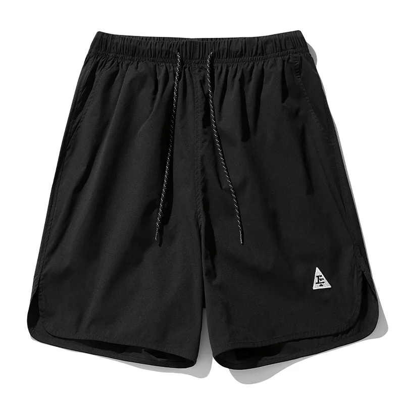 HOUZHOU Baggy Sports Shorts Men Summer Beach Outdoor Quick Drying Gym Basketball Running Korean Streetwear Casual Embroider