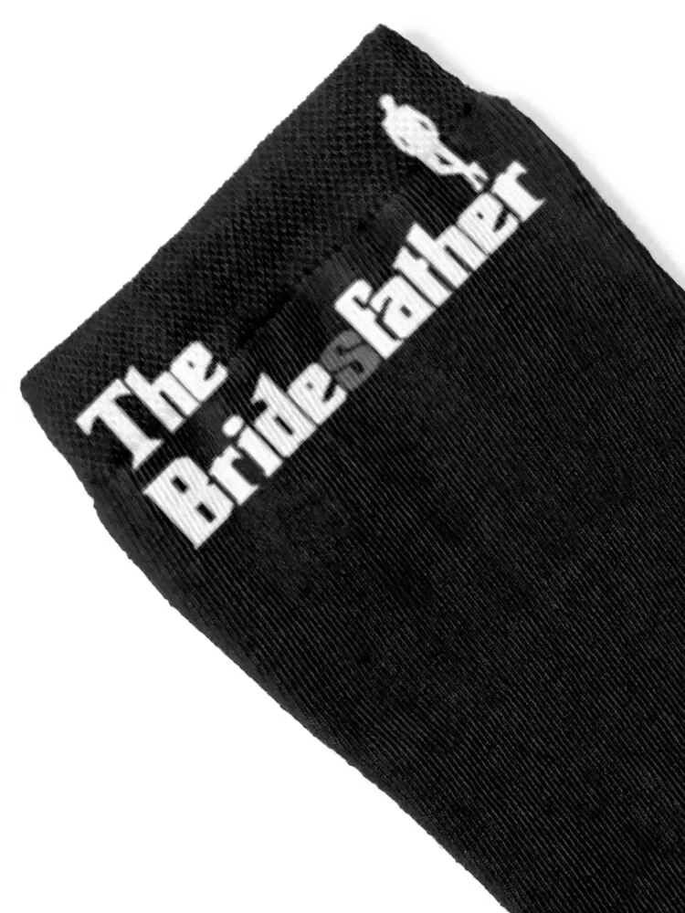 The Bridesfather - Father of the Bride Socks funny sock custom sports floral Hiking boots Socks Male Women's
