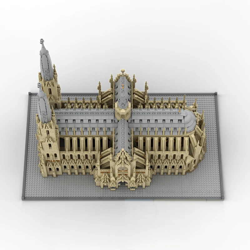 Nuovo prodotto squisito MOC Building Blocks Modello medievale Cattedrale di Colonia Tecnologia Giocattolo modulare per bambini Set di assemblaggio fai-da-te