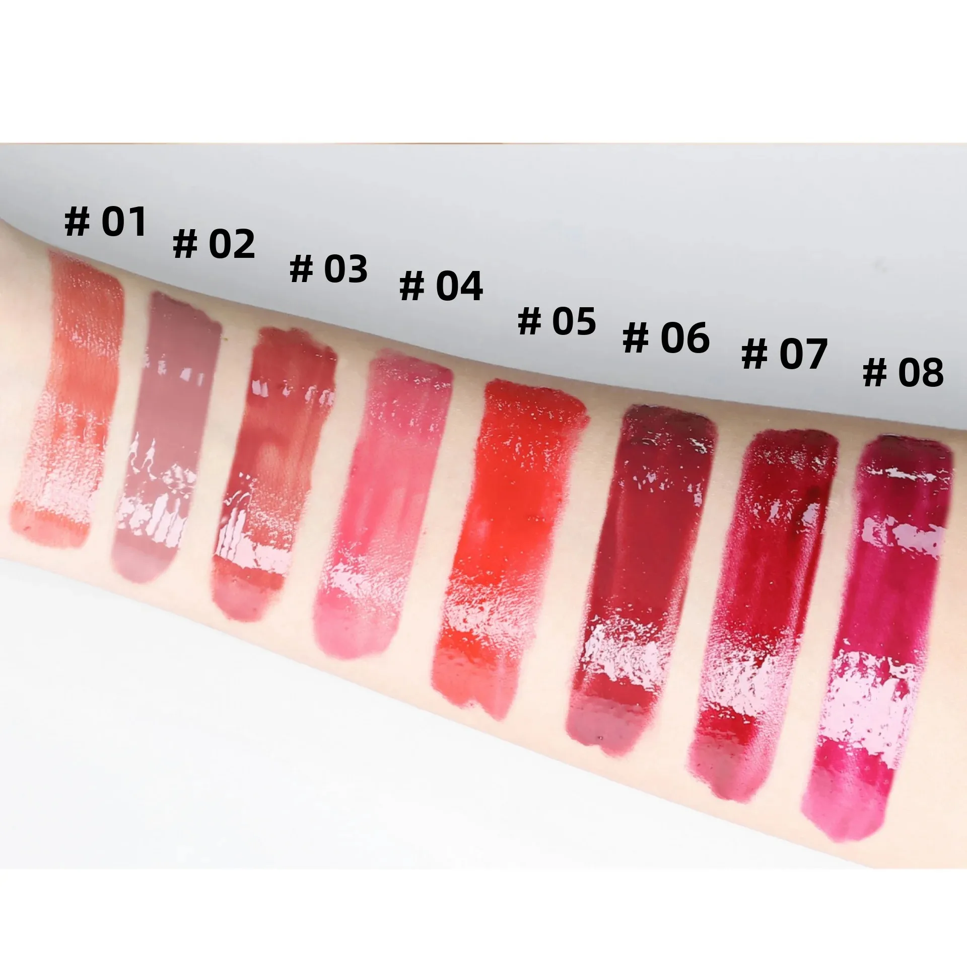 Long Lasting Press On Lipstick Jelly Mirror Tint Lip Gloss Smooth Honey Texture Moisturizing Lip Makeup Stix