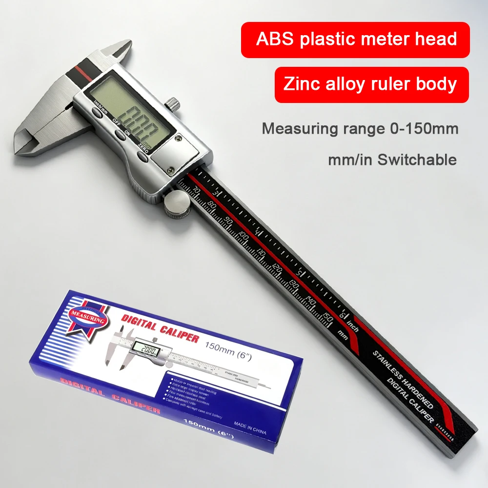Metal Caliper Digital Pachometer Professional Vernier Caliber Measuring Tools Woodworking Thickness Gauge Depth Electronic Ruler