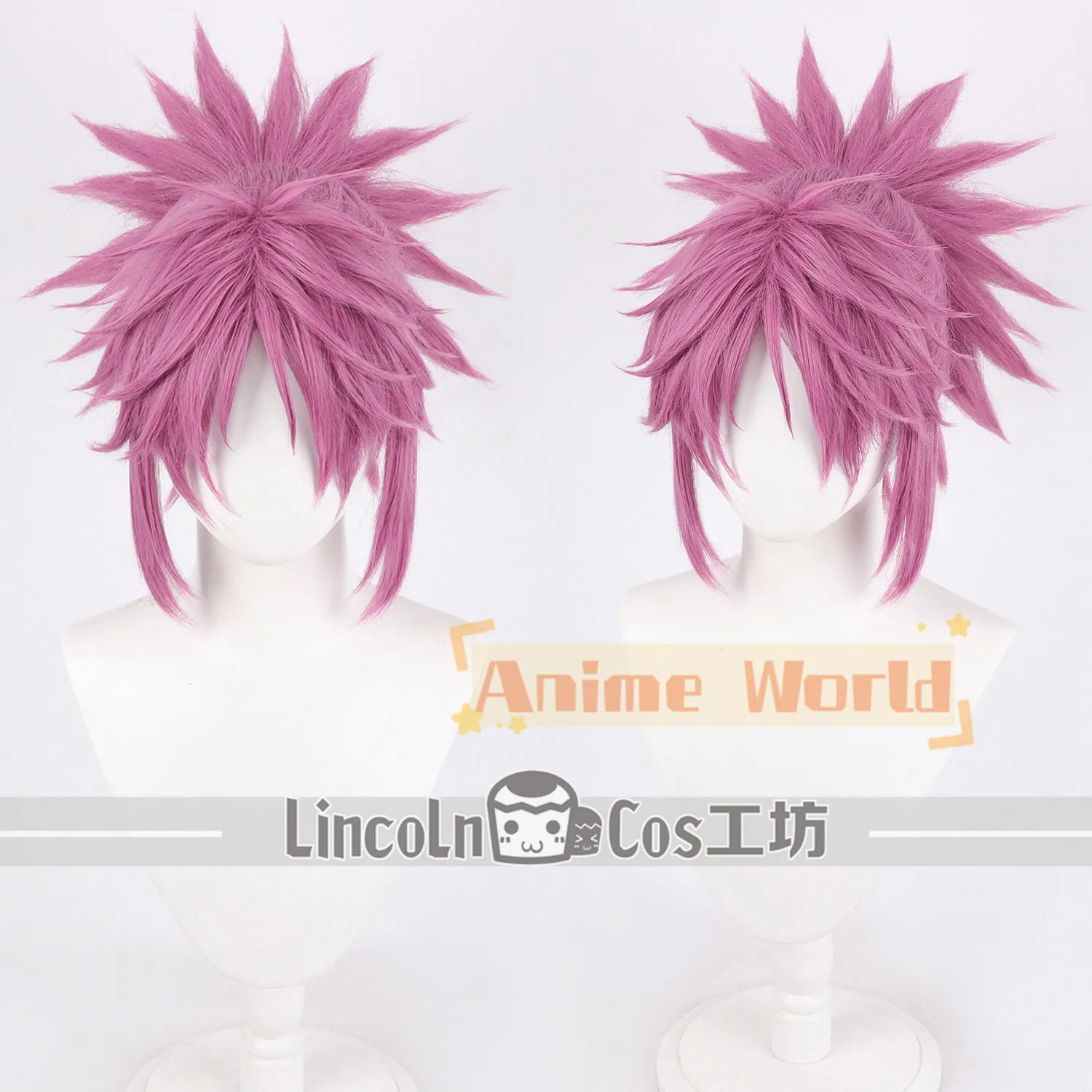 

Anime Machi Cos Cosplay Wig Halloween Carnival Party Props Synthetic Hair Heat Resistant Fiber + Wig Cap