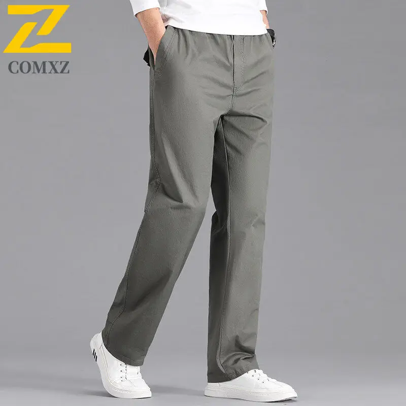 

Mens Cargo Pants 2025 New Autumn Loose Big Size Multiple Pockets Pants Outdoor Travel Stretch Wear Resistant Breathable Trousers