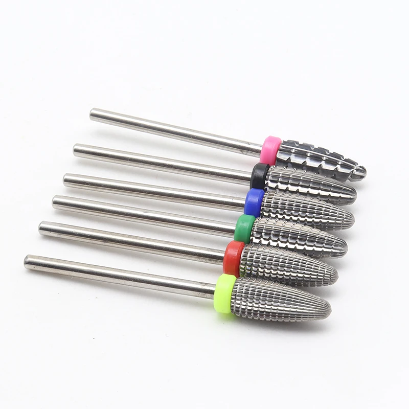 Easy Nail New! Tungsten Carbide Nail Drill Bit Electric Nail Mills Cutter for Manicure Machine Nail Files Accessories F0615