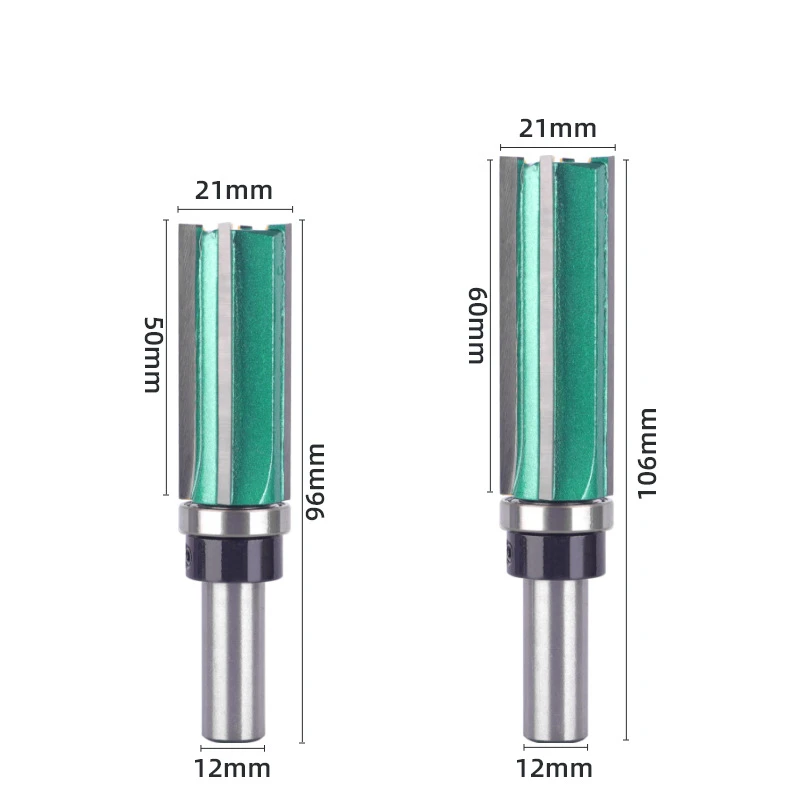 Allsome 8MM 12MM Shank 4 Pattern Bit Router Bit Woodworking Milling Cutter For Wood Bit Face Mill Carbide Cutter End Mill