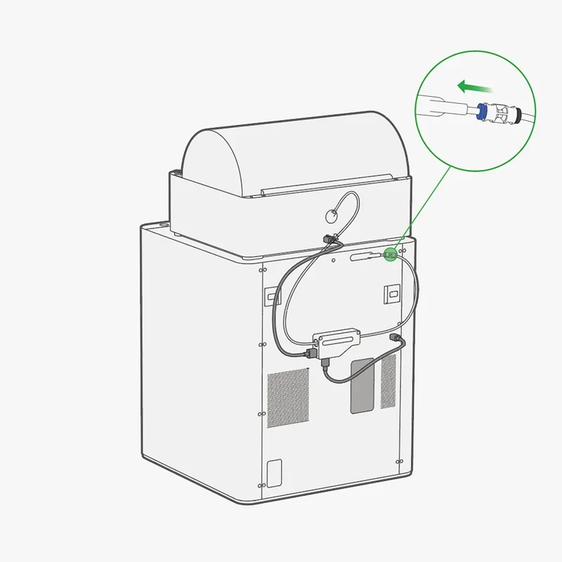 Bambu Lab 3D printer PTFE feed pipe joint used to connect PTFE material pipes