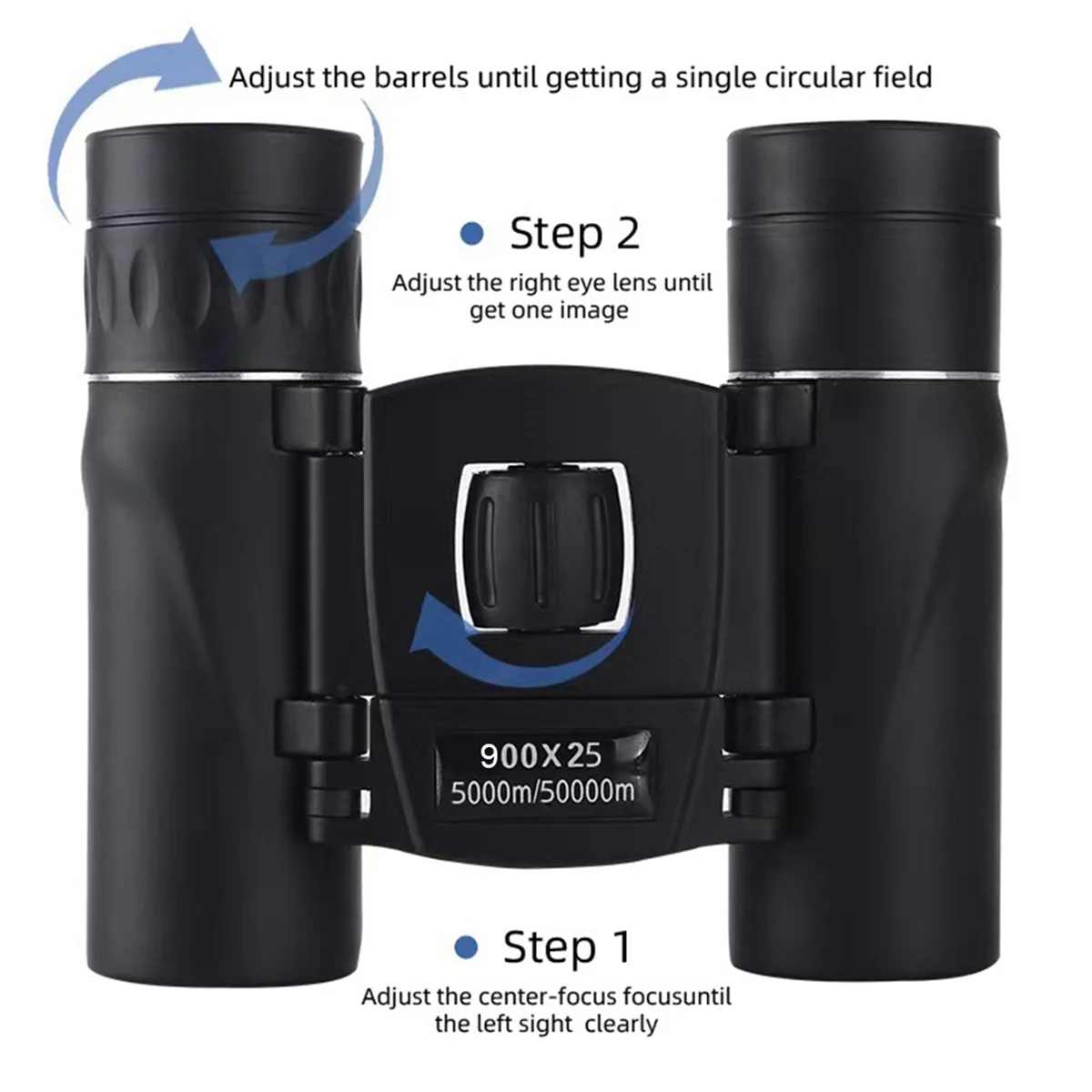 Binocolo con zoom HD SMIEA 900X25 Telescopio per visione notturna a bassa luminosità ad alta potenza per uccelli paesaggistici