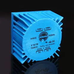 Original 25VA TALEMA Sealed Square Transformer For Home Sound Audio Power Amplifier Circuit  25W Double 7V 9V 12V 15V 18V 22V