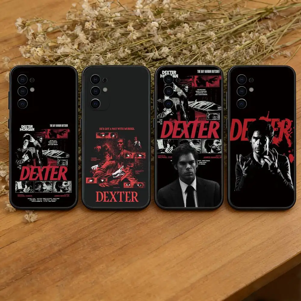 Dexter Morgan Phone Case Black Silicone Soft For Samsung S25,S24,S21,S22,S23,S30,Ultra,S20,Plus,Fe,Lite