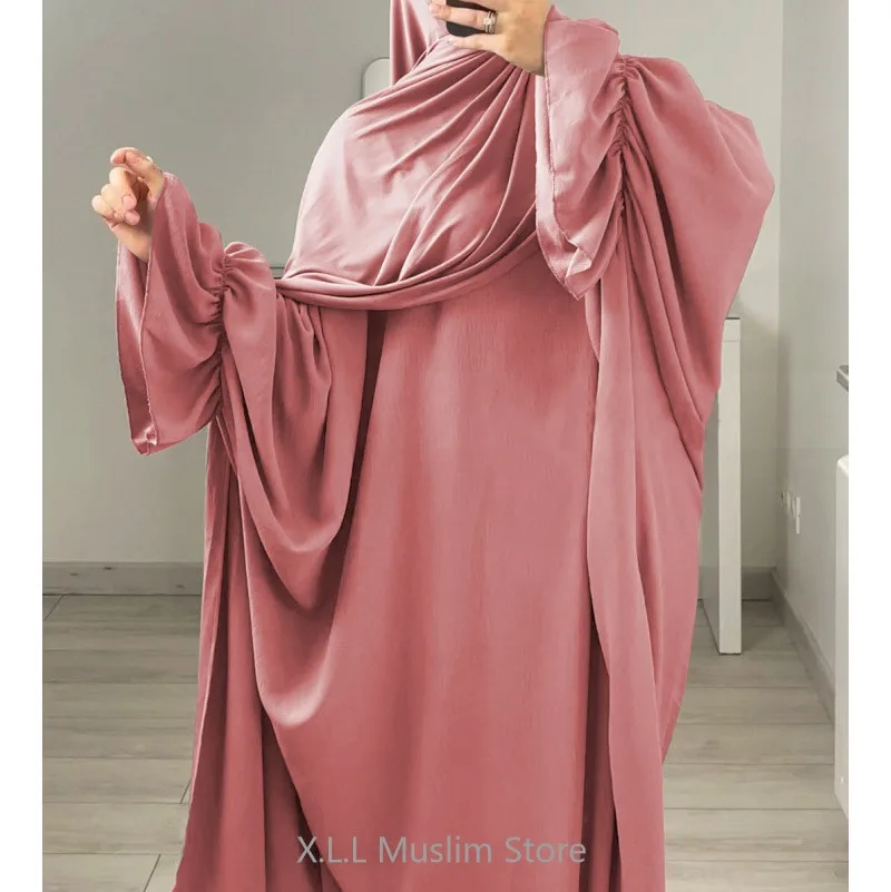 Dubai 2024 Luxury Islamic Clothing Women Party Dress Kaftan Turkish Arabic Long Loose Robe Clothing Prayer Garment Abaya Casual