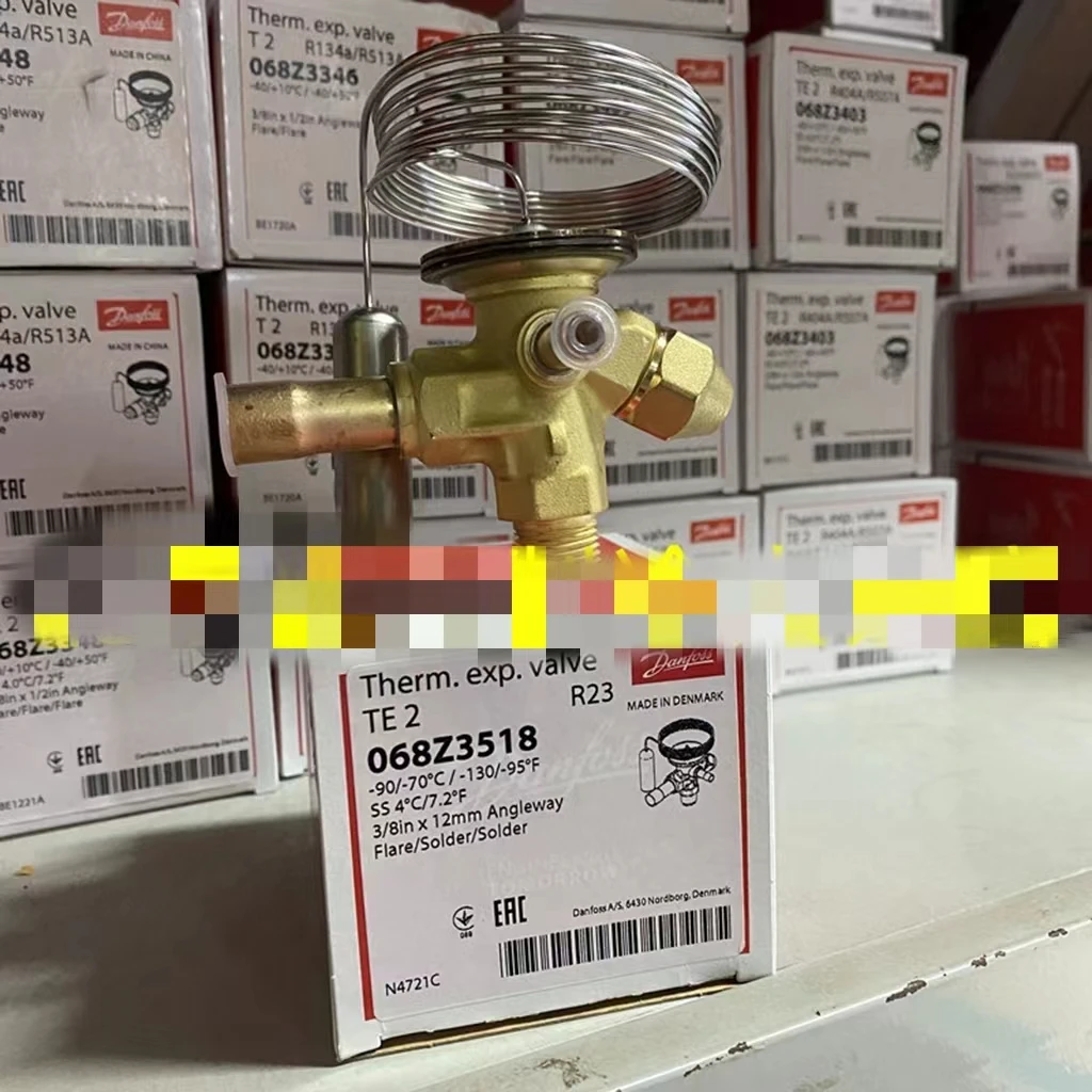 Imagem -03 - Máquina de Estratificação Ultra-baixa Temperatura R23 da Válvula de Expansão Térmica Teb2 068z3011 3518 7012 de Danfoss-90 Graus