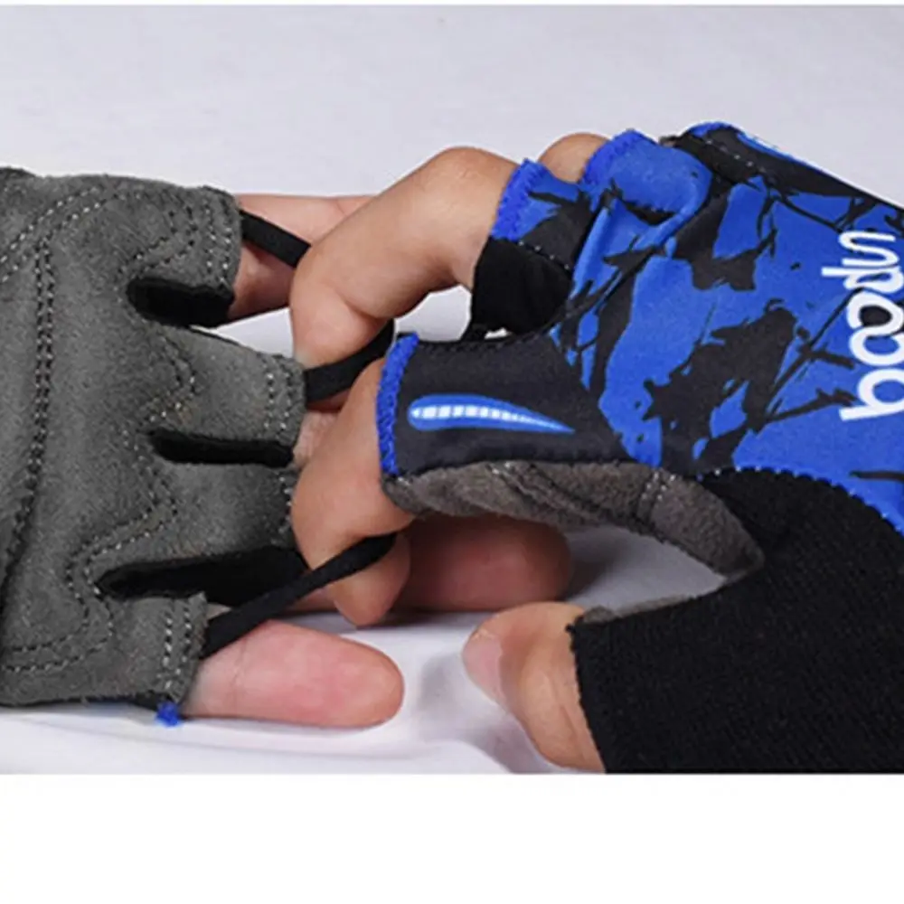 NEW Boodun Children New Cycling Gloves Kids Half Finger Gloves Summer Anti Slip Gel Pad Gloves for Boys Girls Road Bike Riding