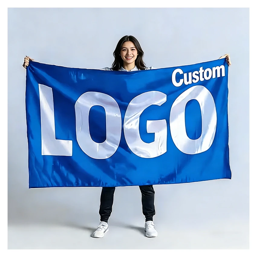 

Custom Flag Any Size Personalized Banner With Logo For Birthday Graduation Festival Event Shop Promotion Home Wall Decoration