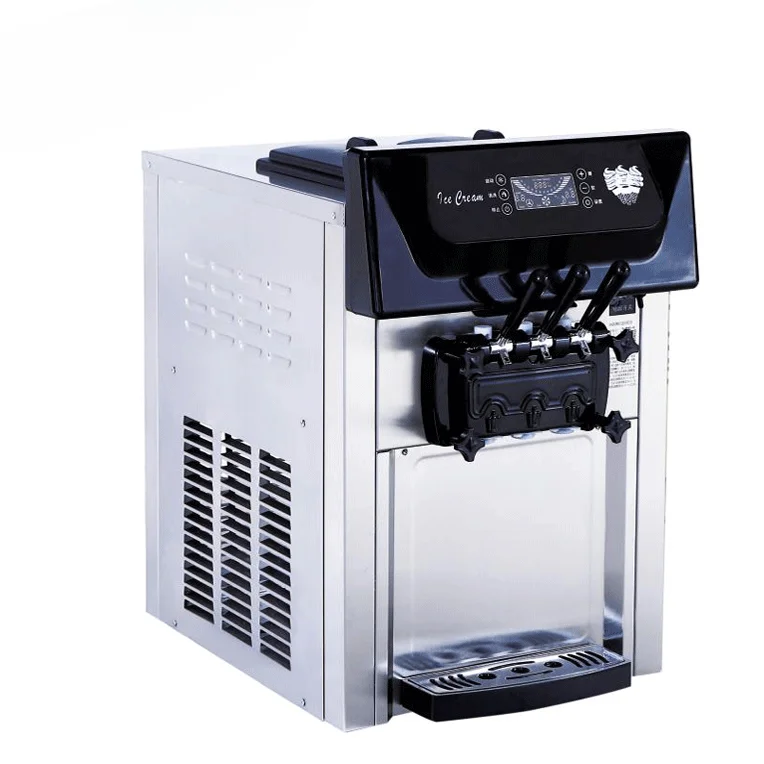 

Hot sales machine a glace ice cream maker 3 flavor commercial soft serve ice cream machine
