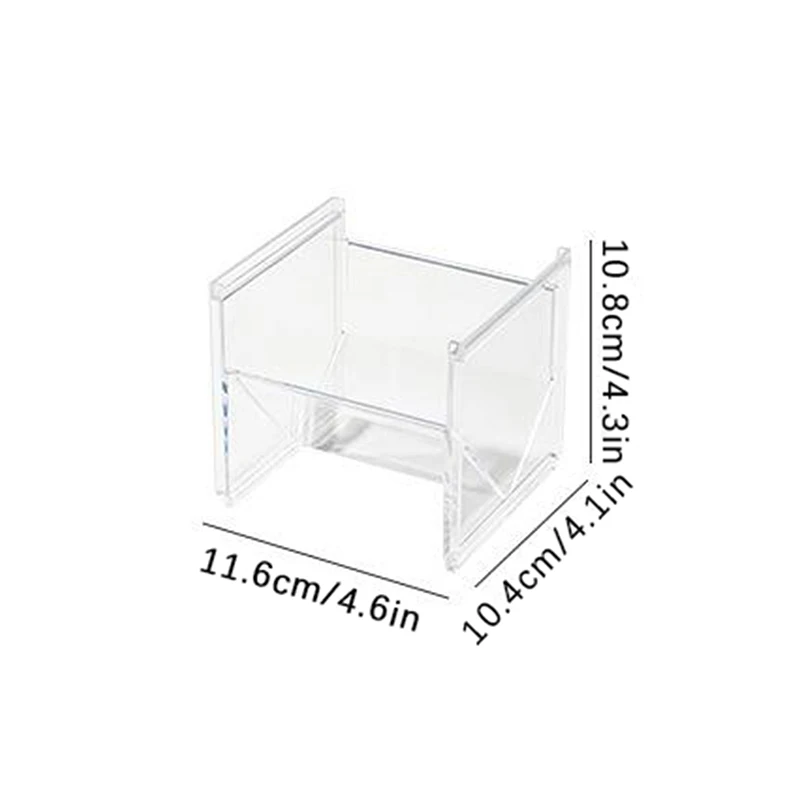 Vertical Tea Box Holder Stackable Tea Bag Holder Organizer Clear Coffee And Tea Organizer For Tea Creamers Cabinet Sugar Kitchen