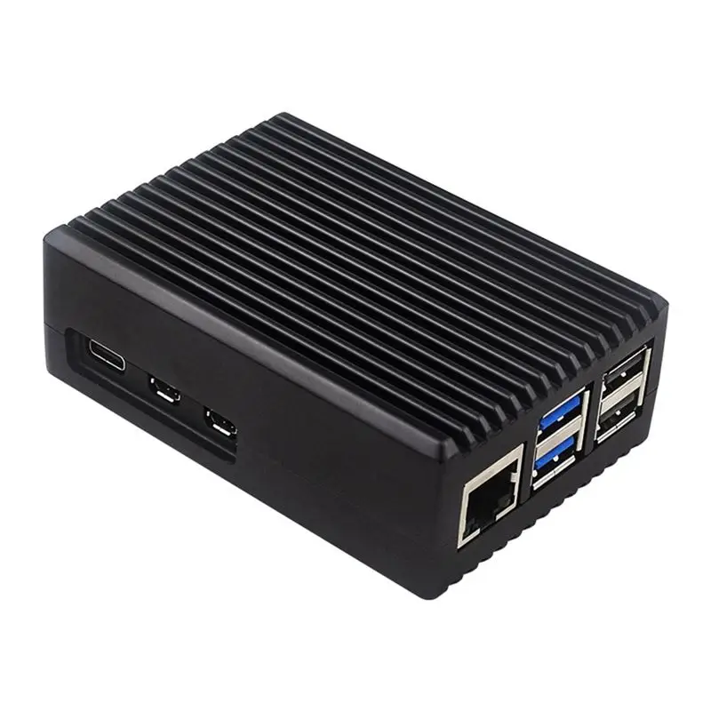 Reliable-For Raspberry Pi 5 Case Aluminum Passive Cooling Case Shell Enclosure For Pi 5 Heat Dissipation Protective Case Replace