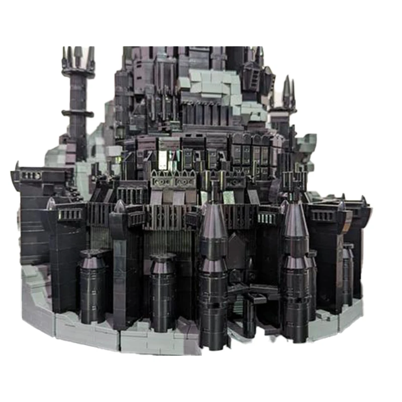 Films populaires Architecture Série Noir MOC-126262 Bâtiment nuits DIY Modèle Collection Experts Éducation Brique Jouet Cadeau 5996pcs