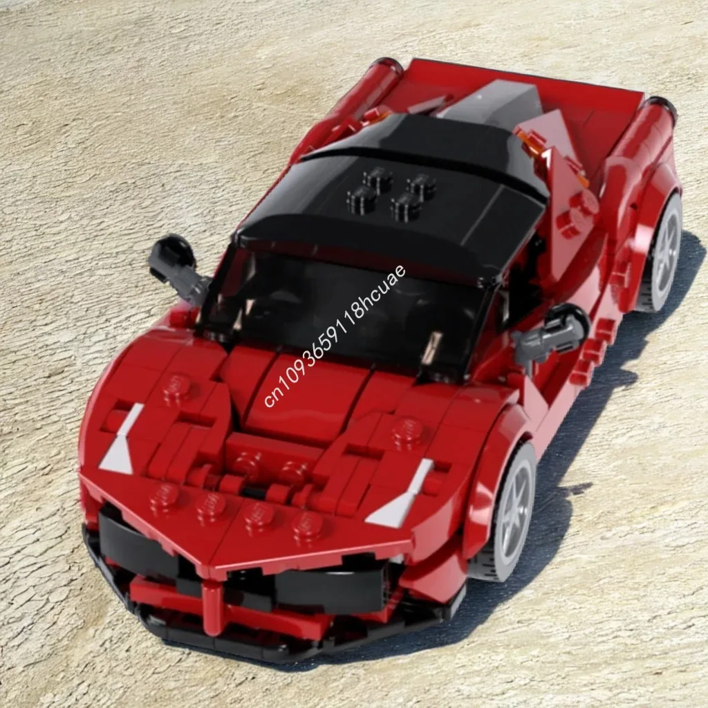 

342 шт. MOC Ferrar очень LaFerrarlarla City Champions, супер автомобильные строительные блоки, детская рождественская игрушка, подарок на день рождения