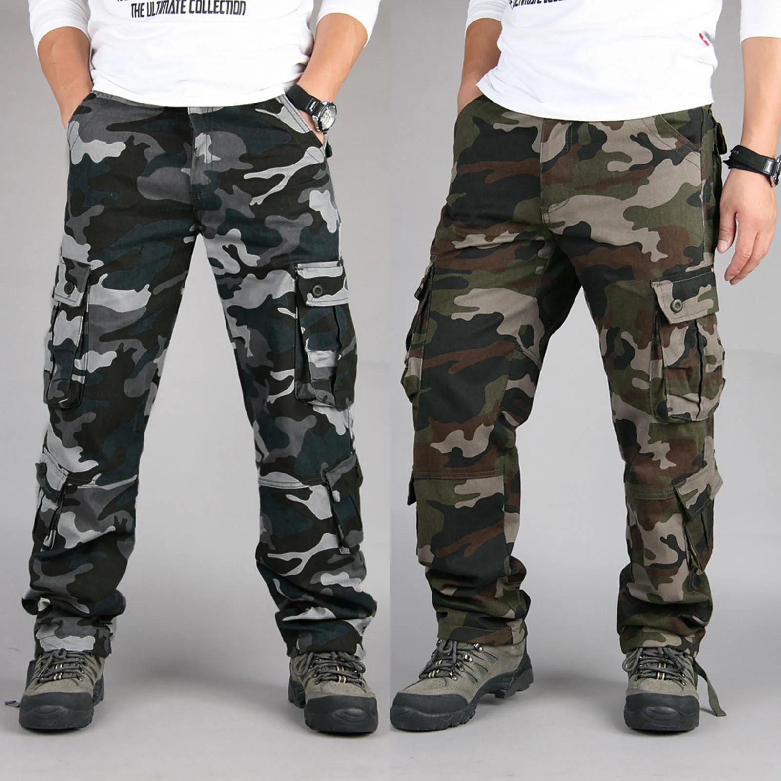 

Men's Trousers camouflage Joggers loose Bottoms All-match Pants Lounge-home-wear Casual Pajamas straight Sportswear pantalones