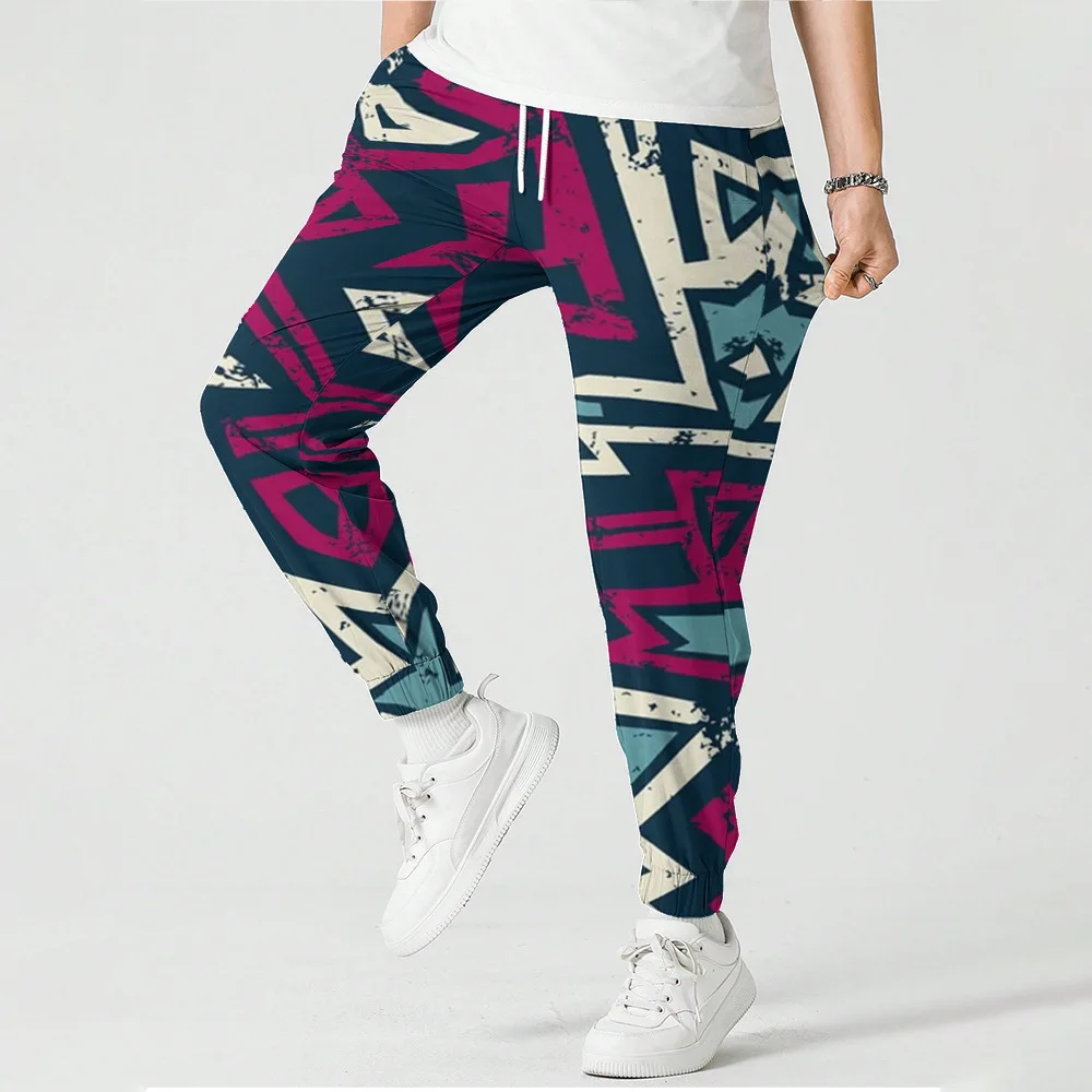 جديد للجنسين خربش ثلاثية الأبعاد طباعة ملابس كاجوال موضة الرجال النساء الهيب هوب السراويل حجم كبير S-7XL بنطلون عداء ببطء الرجال S-7XL
